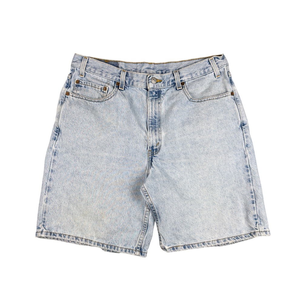Vtg Y2K Levi's 550 Jorts Men's 34" Light Wash Denim Shorts Relaxed Fit Y2K
